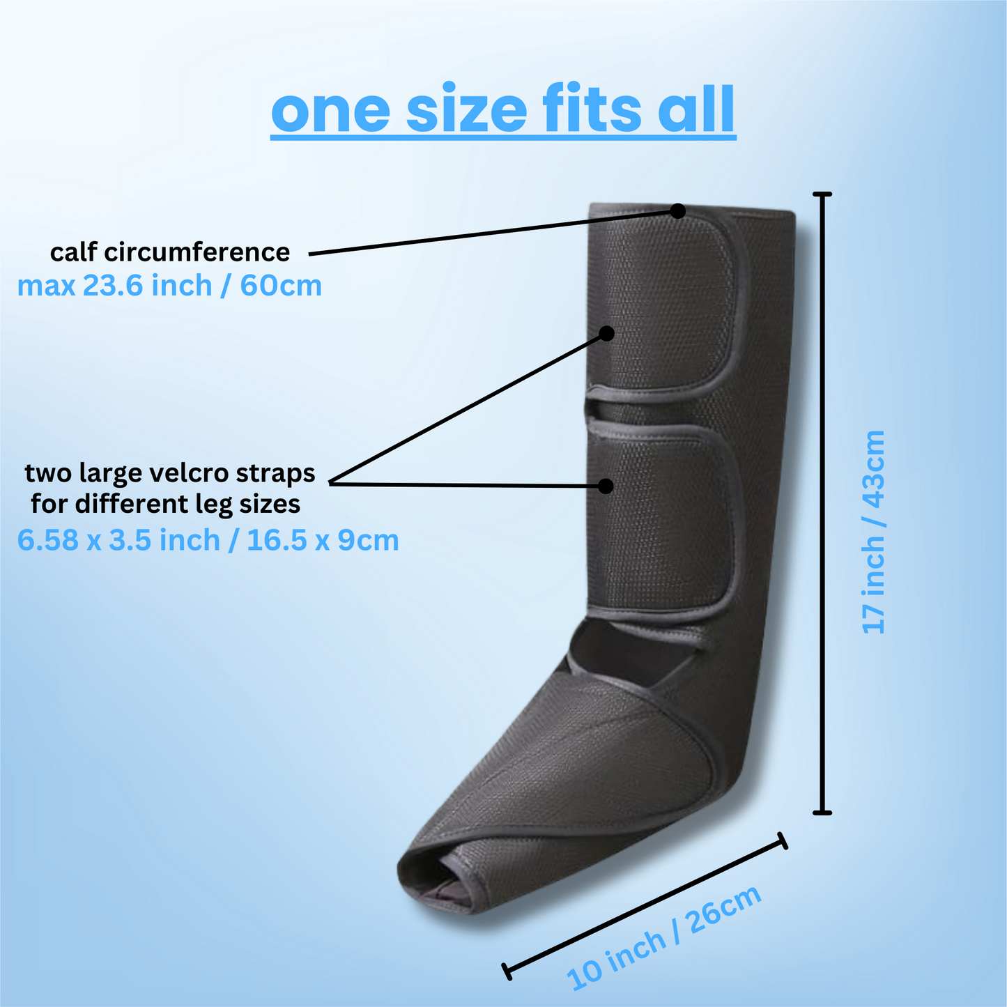 Oakwell™ Air Compression Leg Massager with Heat