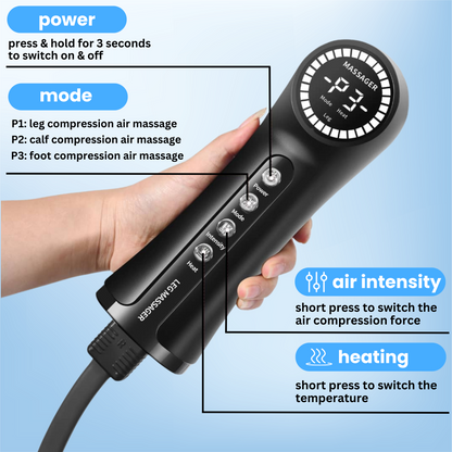 Oakwell™ Air Compression Leg Massager with Heat